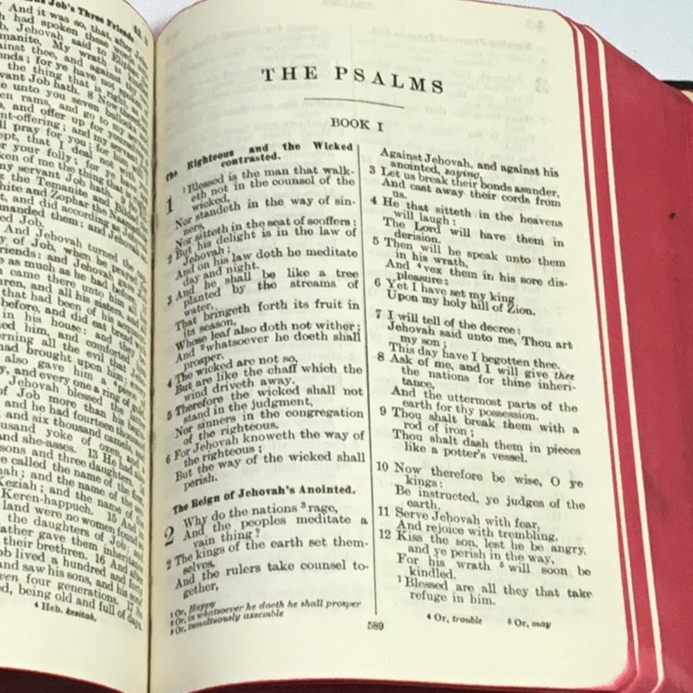 Holy Bible, 1929 American Bible Society Translated Original Tongues, Leather - Picture 8 of 10